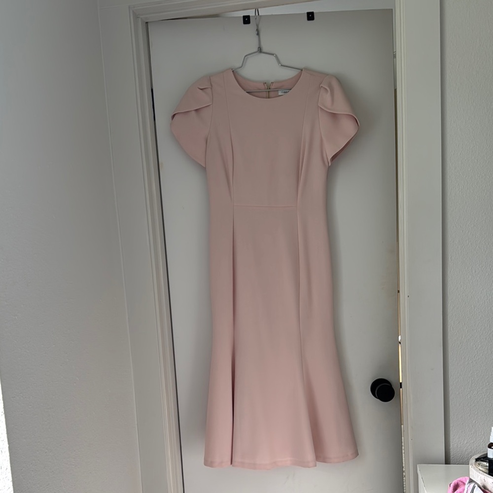 Calvin Klein Blush Midi Dress